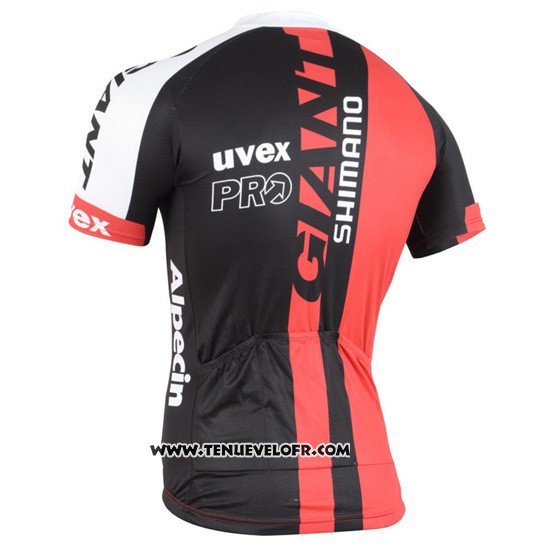 2015 Maillot Ciclismo Giant Alpecin Rouge et Blanc Manches Courtes et Cuissard